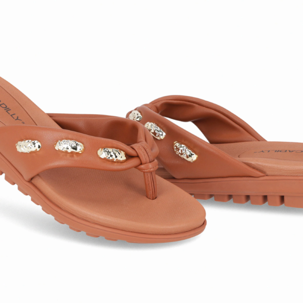 Chinelo Feminino Piccadilly Ocre 523006