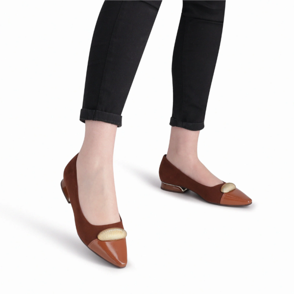 Sapatilha Feminina Piccadilly Bico Fino Feminino Ocre 279043