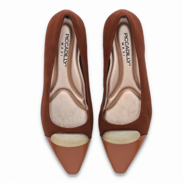 Sapatilha Feminina Piccadilly Bico Fino Feminino Ocre 279043