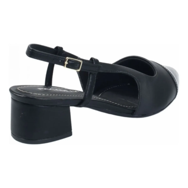 Sapato Feminino Piccadilly Slingback Preto 739058
