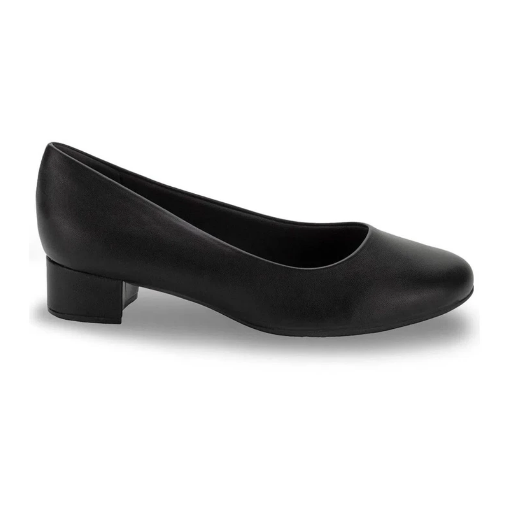 Sapato Feminino Piccadilly Salto Bloco Conforto Preto 140110-497 - Imagem 3