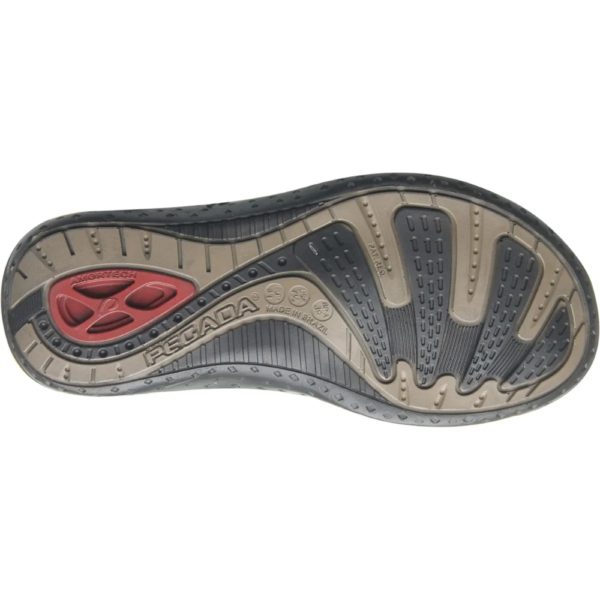 Chinelo Pegada Masculino em Couro Cravo 131661-03