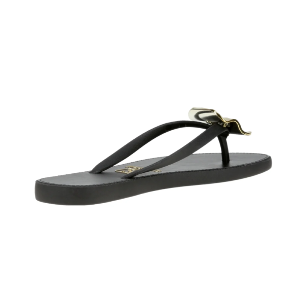 Chinelo Feminino Rasteiro Santinelli Preto 1668-107-252