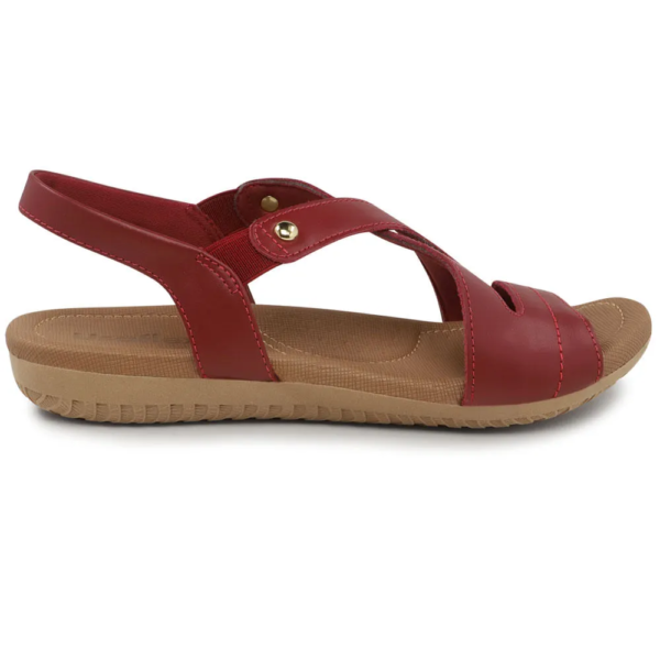 Sandália Usaflex em Couro Rebu R1804
