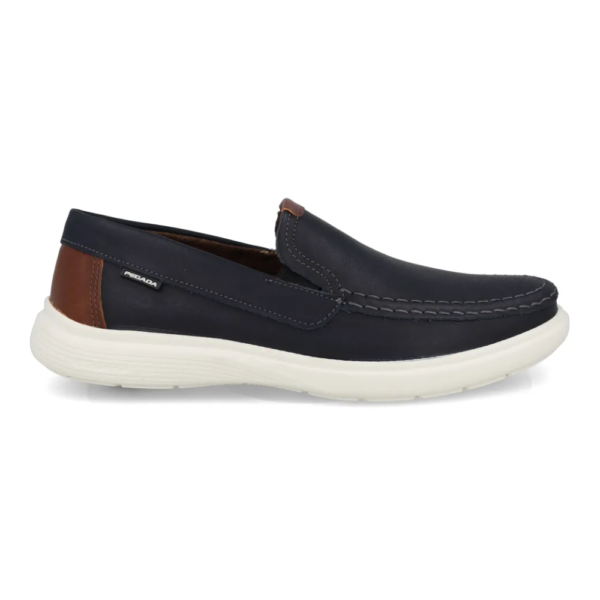 Mocassim Masculino Pegada Em Couro Marinho 142201-04