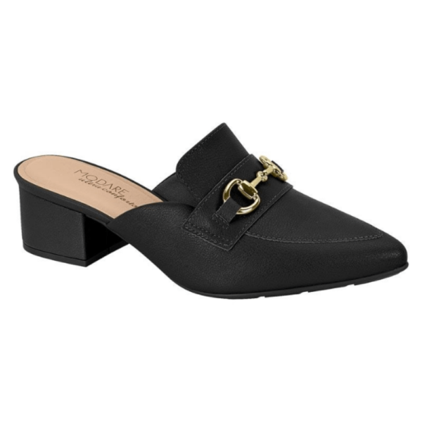 Mocassim Feminino Modare Salto Bloco Médio Preto 7340.124.21736.15745