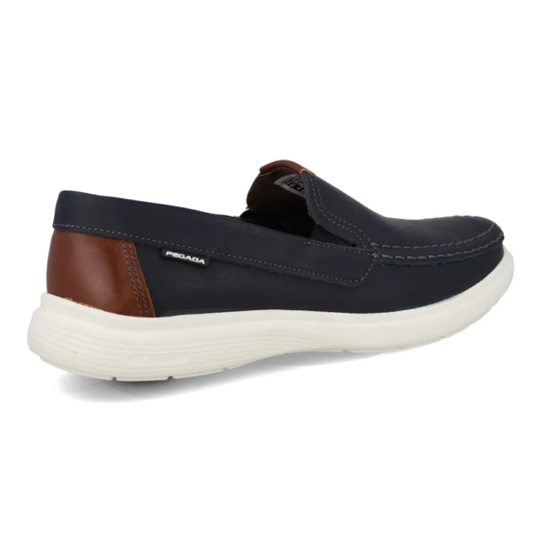 Mocassim Masculino Pegada Em Couro Marinho 142201-04