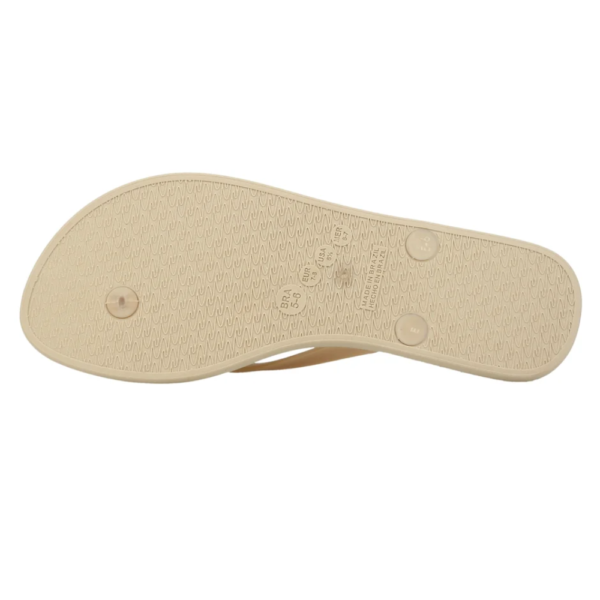 Chinelo Feminino Rasteiro Santinelli Dourado 1668-107-252