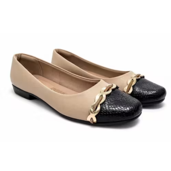 Sapatilha Feminina Piccadilly Off-white 250263