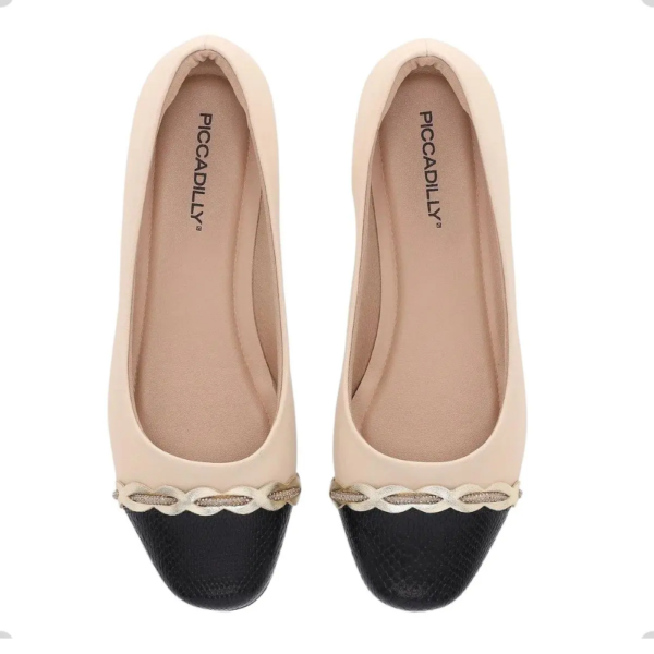 Sapatilha Feminina Piccadilly Off-white 250263