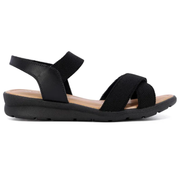 Sandália Usaflex Plataforma Preto AC2309