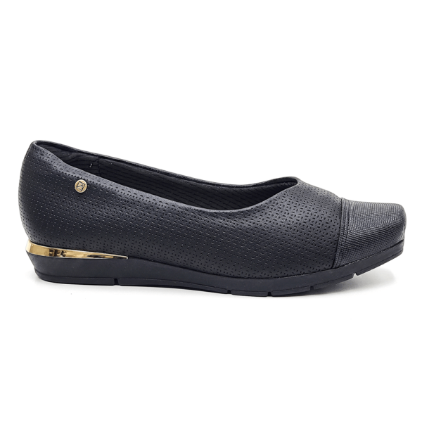 Sapatilha Feminina Anabela Piccadilly Preto 147180