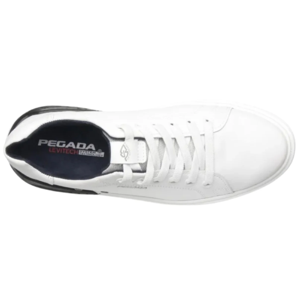 Sapatênis Pegada Masculino em Couro Branco 110901-01