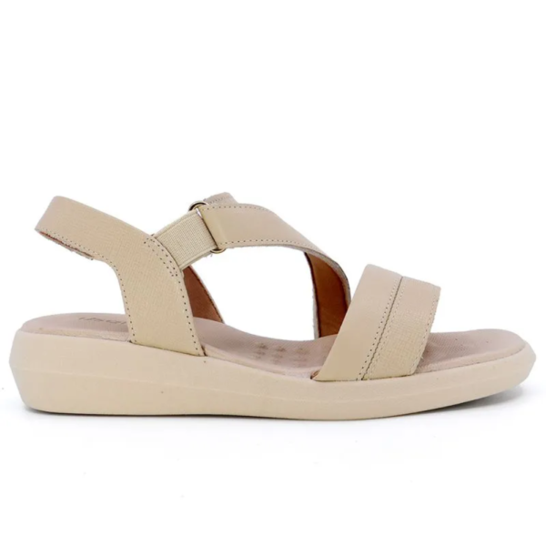 Sandália Usaflex Plataforma Off-white AI3004