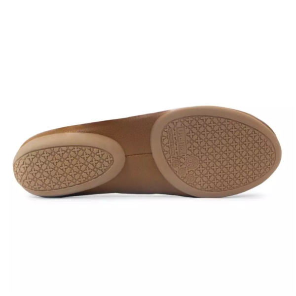 Mocassim Feminino Usaflex em Couro Marrom AJ2201