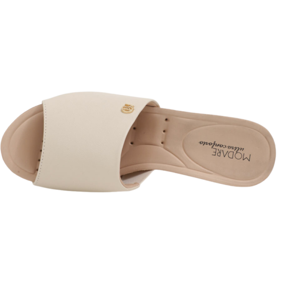 Tamanco Feminino Modare Salto Plataforma Off-white 7137.123.28284.83517