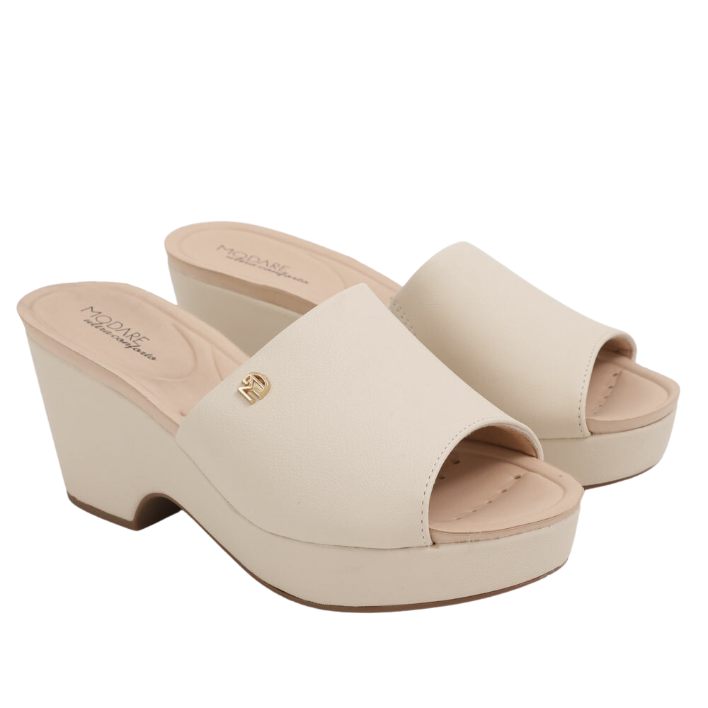 Tamanco Feminino Modare Salto Plataforma Off-white 7137.123.28284.83517 - Imagem 2