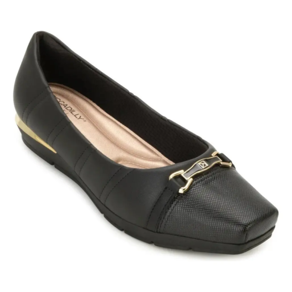Sapatilha Feminina Piccadilly Preto 147324