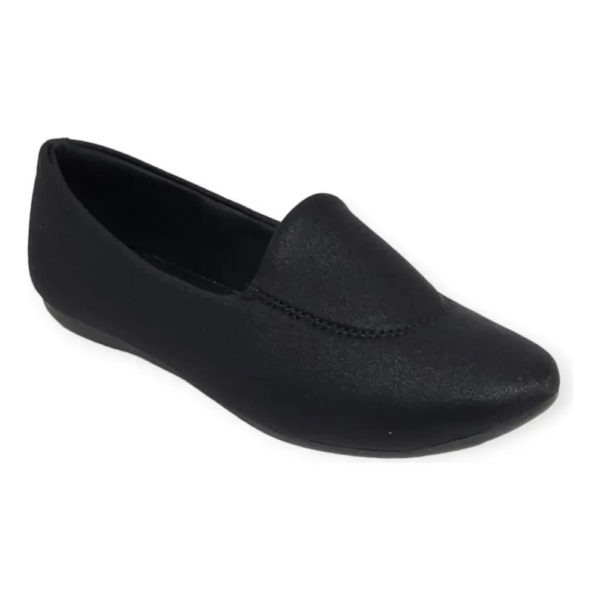 Sapatilha Feminina Usaflex em Elastano Preto T7524DB