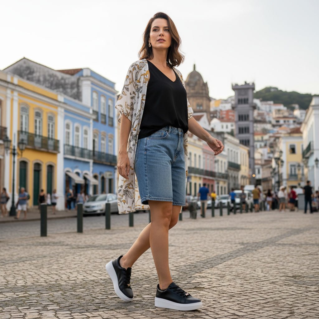Tênis Feminino Vizzano Flatform Casual Preto 1339.345.28918.15745 - Imagem 7