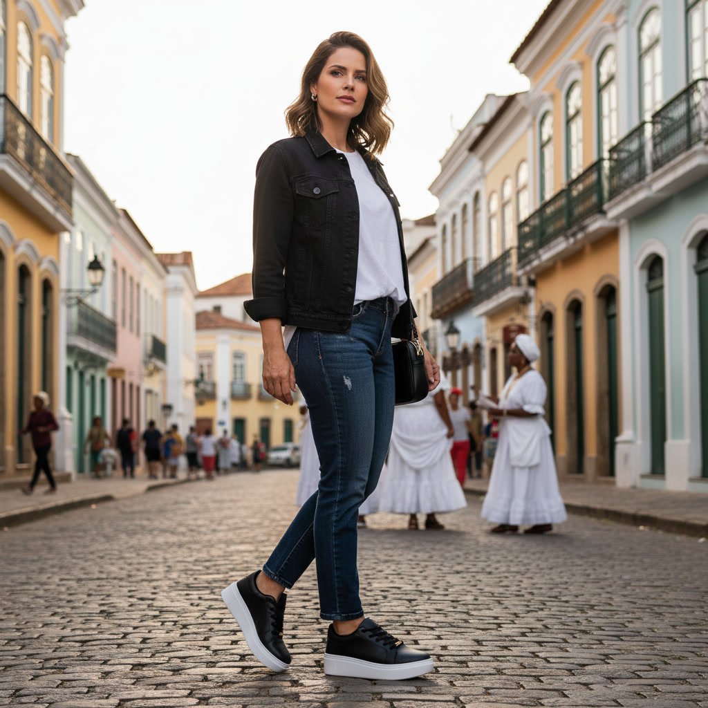 Tênis Feminino Vizzano Flatform Casual Preto 1339.345.28918.15745 - Imagem 8