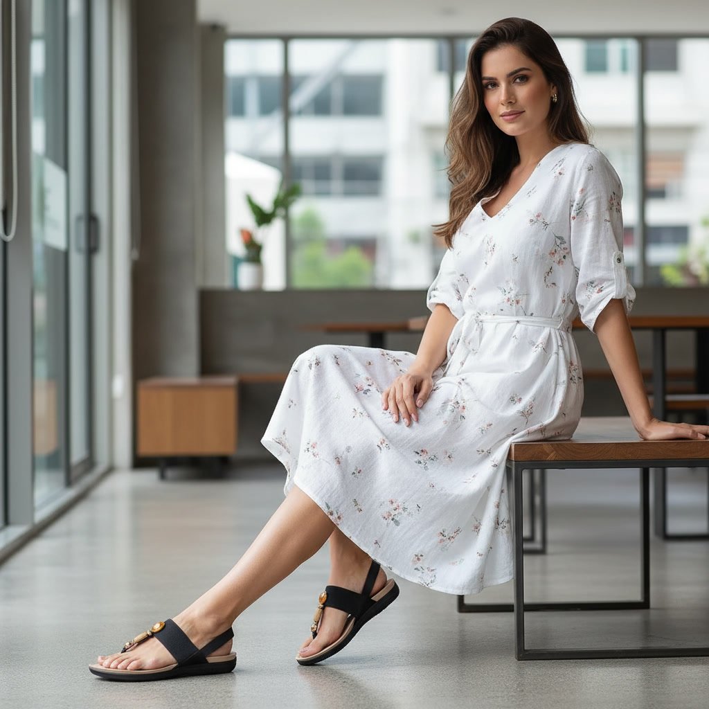 Sandália Feminina Modare Baixa Preto 7125.247.27520.15745 - Imagem 8