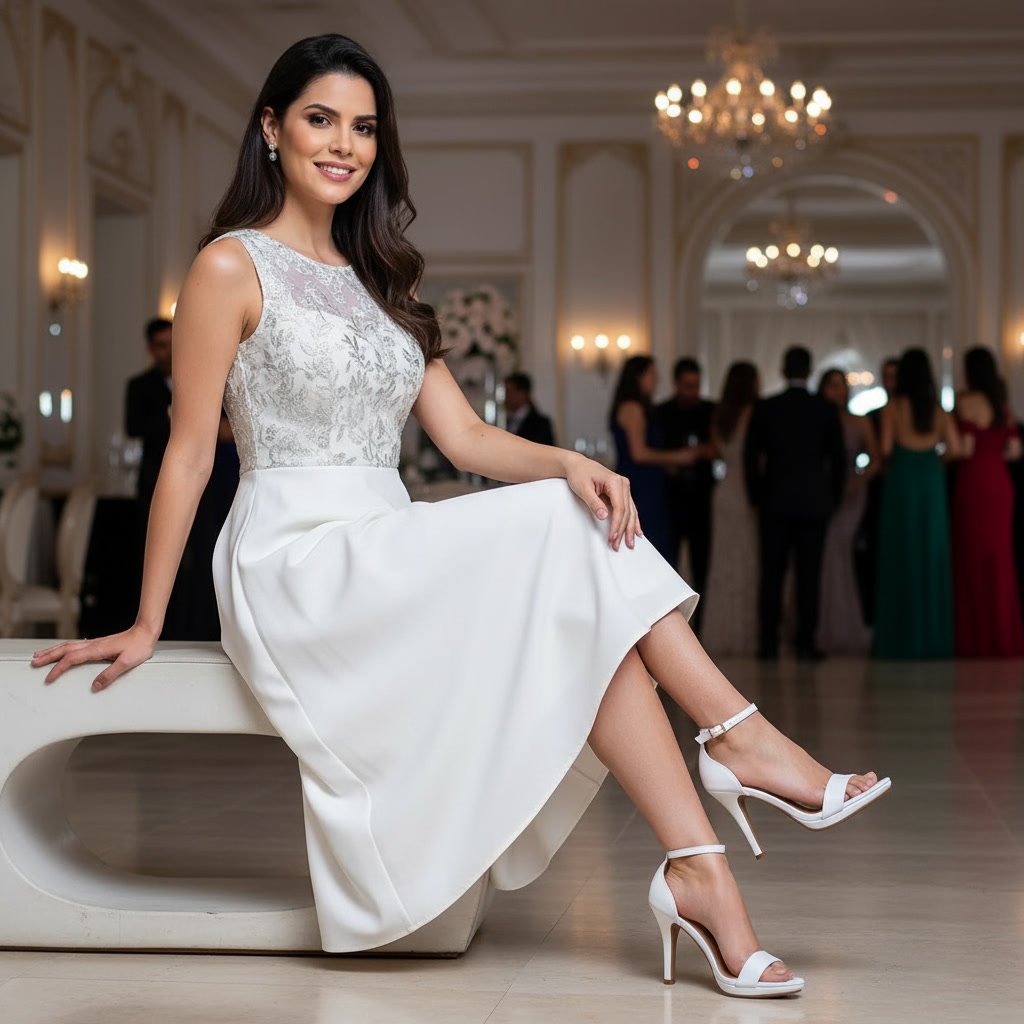 Sandália Feminina Vizzano Salto Fino Branca 6210.1019.7286.16072 - Imagem 8