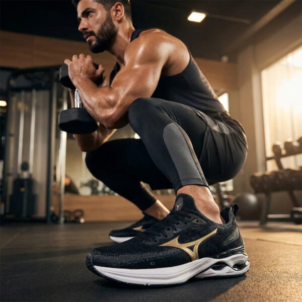 Tênis Masculino Mizuno Wave Mirai 8 Preto