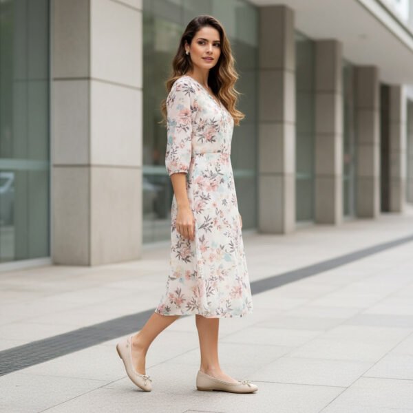 Sapatilha Feminina Santinelli Baixa Bico Redondo Off-white 1628-002-252