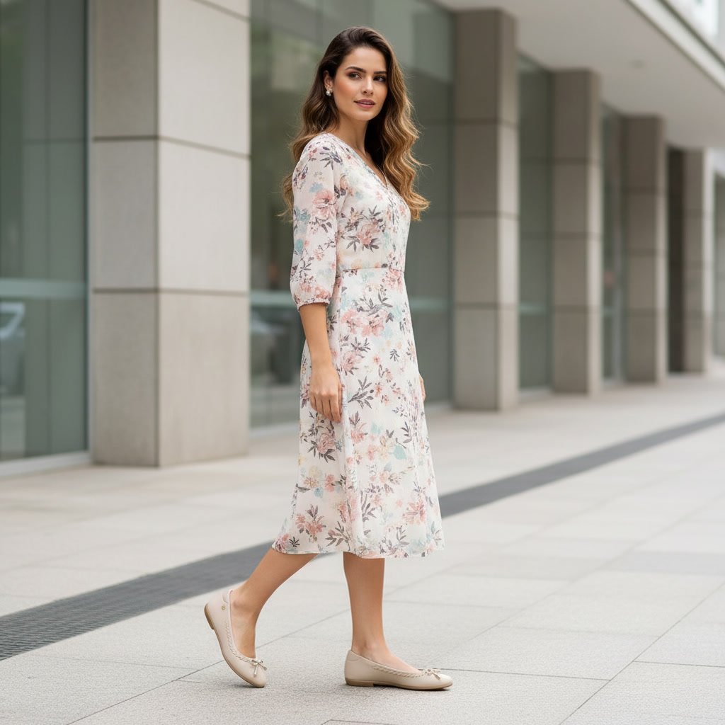 Sapatilha Feminina Santinelli Baixa Bico Redondo Off-white 1628-002-252 - Imagem 7