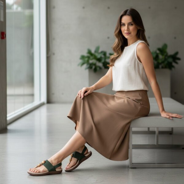 Sandália Feminina Modare Baixa Verde 7125.247.27520.101540