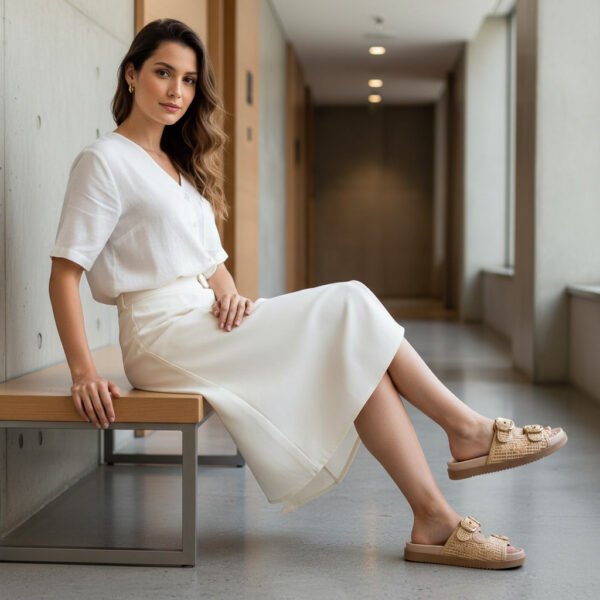 Tamanco Feminino Modare Bege 7178.126.30774.50