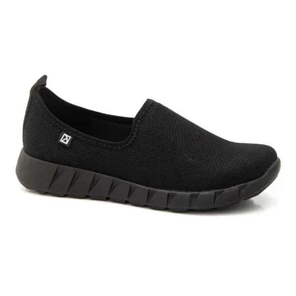 Tênis Piccadilly Slip On Feminino Casual 970131 Preto