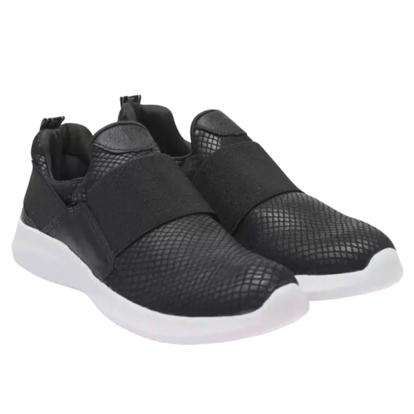 Tênis Marina Mello Slip On em Gel Preto C25015