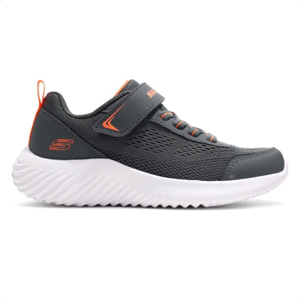 Tênis Skechers Infantil Bounder Quantarun Cinza 403905L