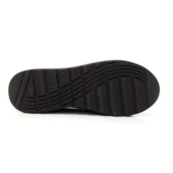 Tênis Piccadilly Slip On Feminino Casual 970131 Preto