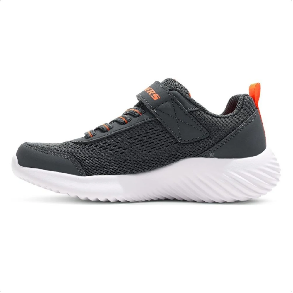 Tênis Skechers Infantil Bounder Quantarun Cinza 403905L - Imagem 2