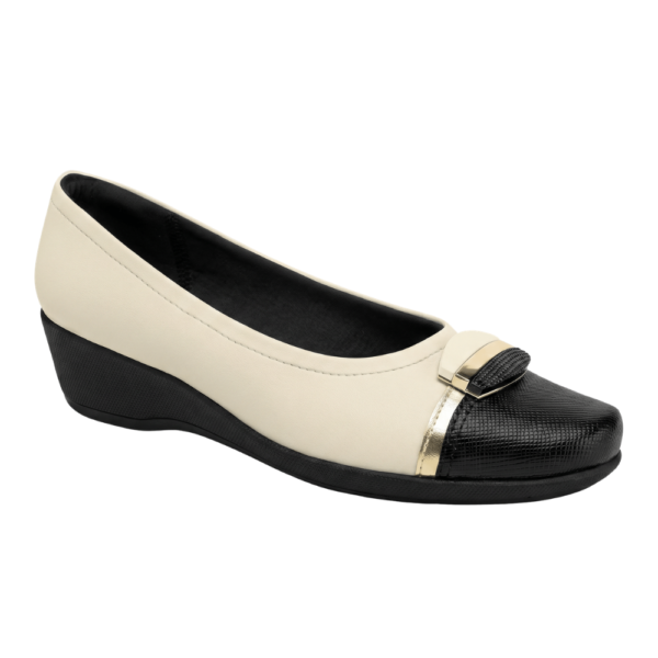 Sapatilha Feminina Piccadilly Anabela Off-white 143261