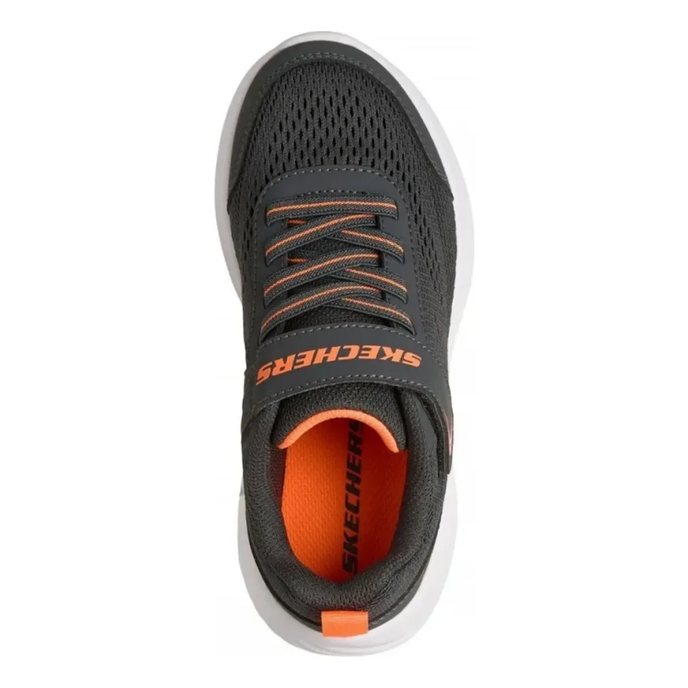Tênis Skechers Infantil Bounder Quantarun Cinza 403905L - Imagem 4