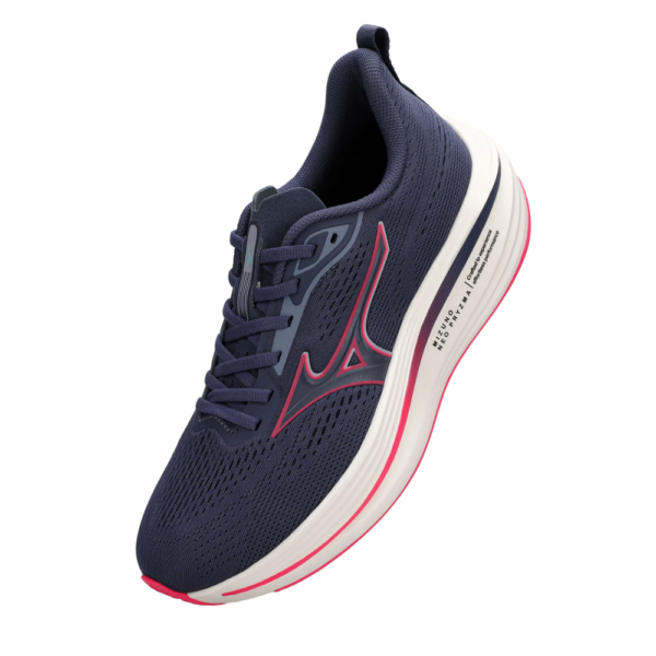 Tênis Feminino Mizuno Prysma Azul e Rosa 101168168