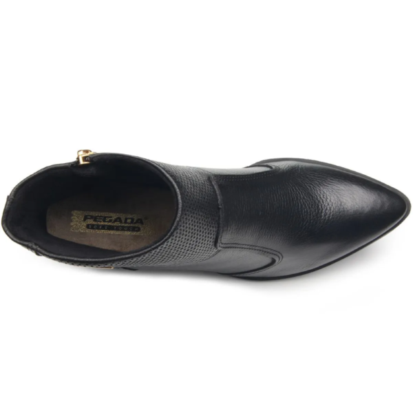 Bota Pegada Feminina em Couro Preto 280502-05