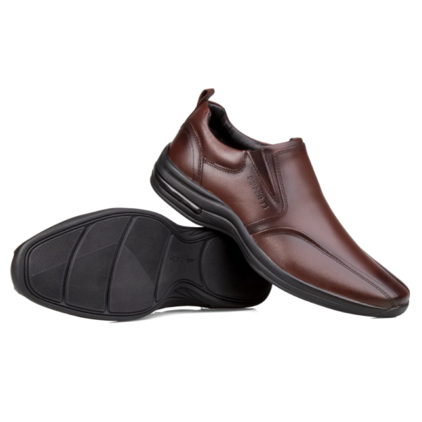 Sapato Masculino Social Pipper em Couro Café 53106PC