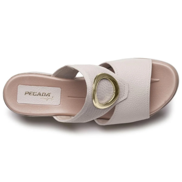 Tamanco Feminino Pegada Anabela Off-white 234201-02