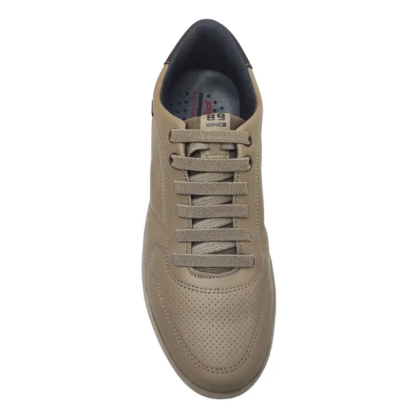Sapatênis Pegada Pgd Masculino Microfibra 170428-05 Areia