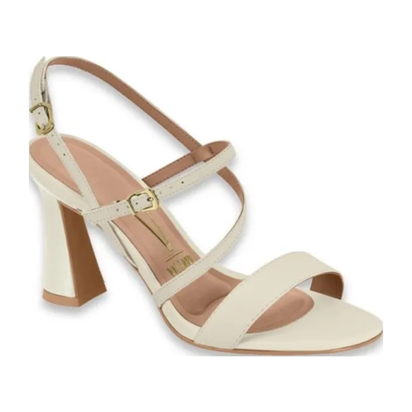 Sandália Feminina Vizzano Salto Taça Off-white 6517.115.7286.35312