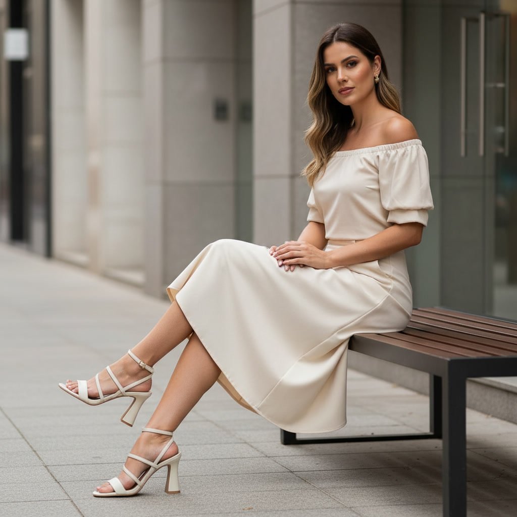 Sandália Feminina Vizzano Salto Taça Off-white 6517.115.7286.35312 - Imagem 3
