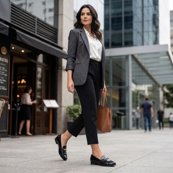 Mocassim Feminino Piccadilly Vernizado Preto 250287