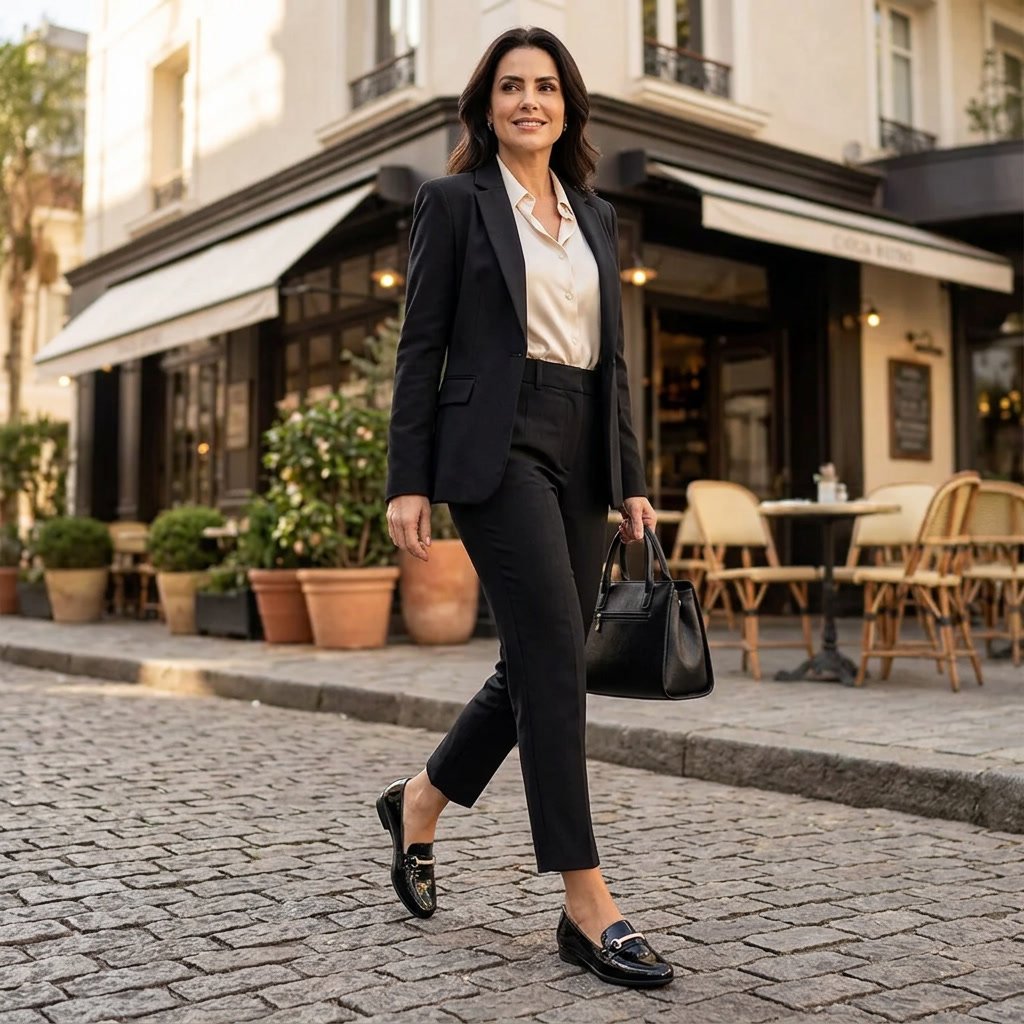 Mocassim Feminino Piccadilly Vernizado Preto 250287 - Imagem 6