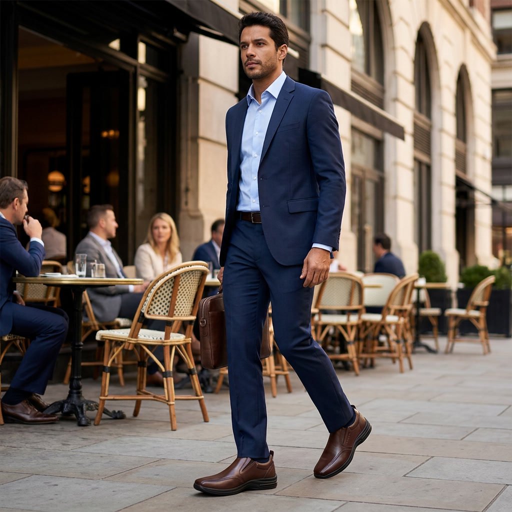 Sapato Masculino Social Pipper em Couro Café 53106PC - Imagem 10