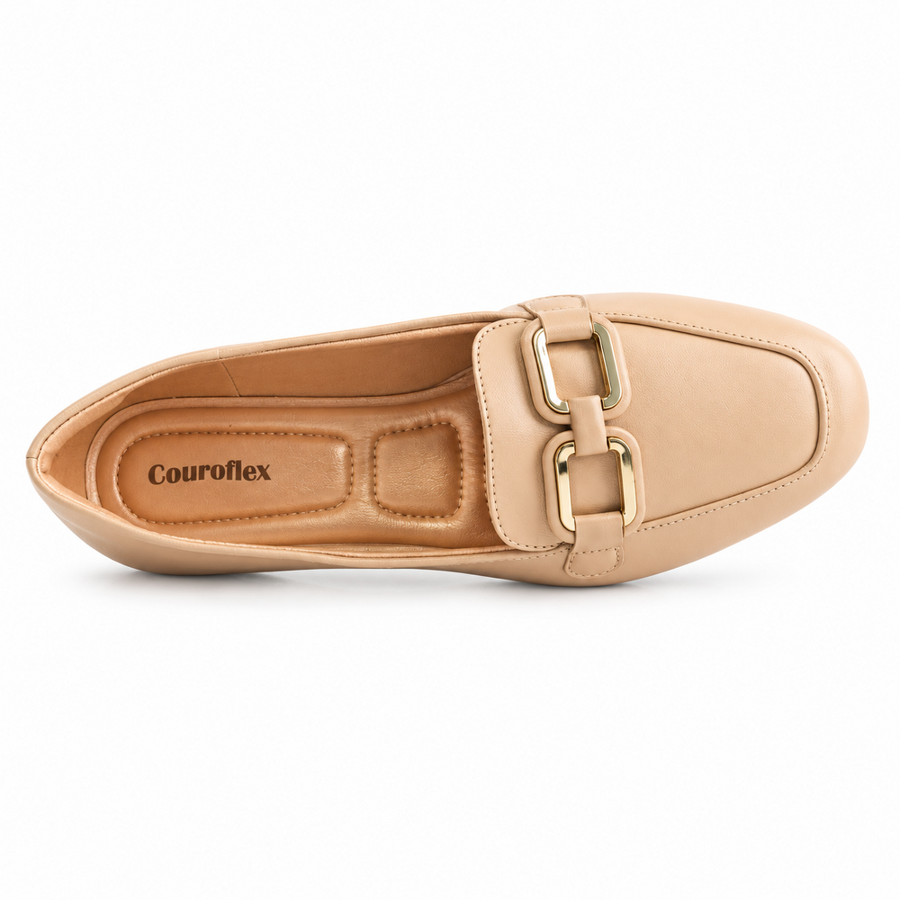 Sapatilha Feminina Couroflex Napa Nude 565.6009 - Imagem 3